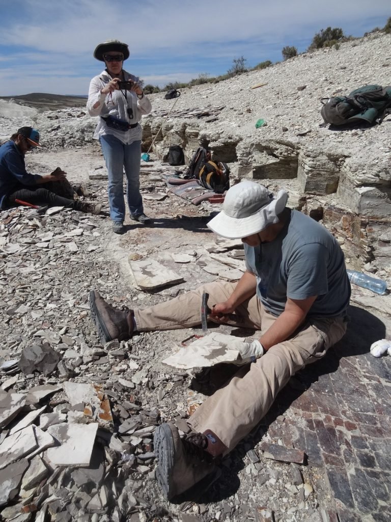 Wilf y Gandolfo en Laguna del Hunco